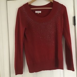 Red Calvin Klein Sweater